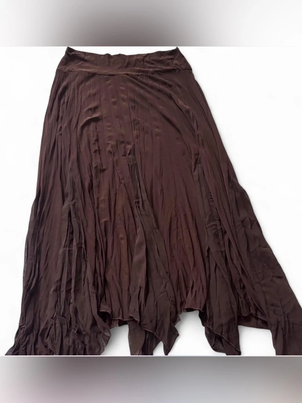 Vintage Asymmetrical Midi Skirt